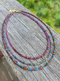 Violet and Fern Necklace