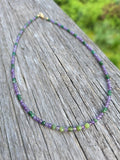 Violet and Fern Necklace