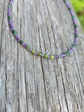 Violet and Fern Necklace