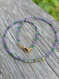 Violet and Fern Necklace