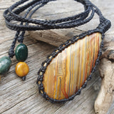 Crazy Lace Agate Necklace