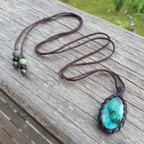 Malachite and Chrysocholla Necklace