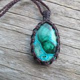 Malachite and Chrysocholla Necklace