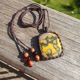 Bumblebee Eye Jasper Necklace