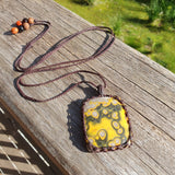 Bumblebee Eye Jasper Necklace