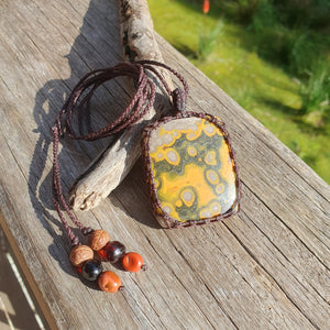 Bumblebee Eye Jasper Necklace