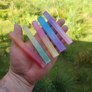 Rainbow Selenite Stick