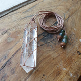 Clear Quartz DT Necklace