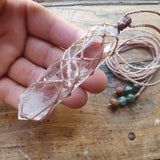 Clear Quartz DT Necklace