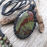 Dragon Blood Jasper Necklace