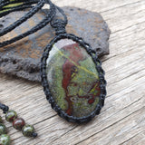 Dragon Blood Jasper Necklace