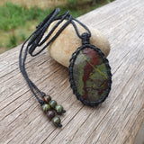 Dragon Blood Jasper Necklace