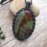 Dragon Blood Jasper Necklace