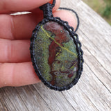 Dragon Blood Jasper Necklace