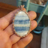 Blue Scheelite Necklace