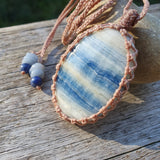 Blue Scheelite Necklace