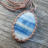 Blue Scheelite Necklace