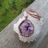 Trapiche Amethyst Necklace