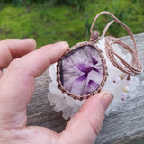 Trapiche Amethyst Necklace