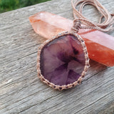 Trapiche Amethyst Necklace