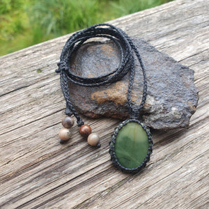 Buttongrass Jade Necklace