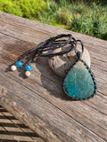 Shattuckite Necklace