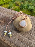 Rainbow Moonstone Necklace