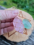 Rose Quartz DT Necklace