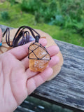 Honey Calcite Necklace