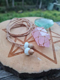 Rose Quartz DT Necklace