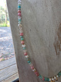 Petal and Pearl Necklace