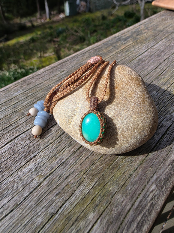 Dainty Chrysoprase Necklace