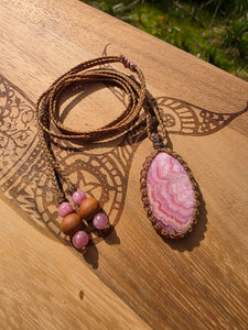 Rhodochrosite Necklace