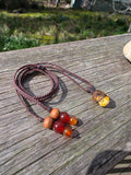 Dainty Raw Citrine Necklace