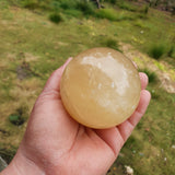 Golden Calcite Sphere