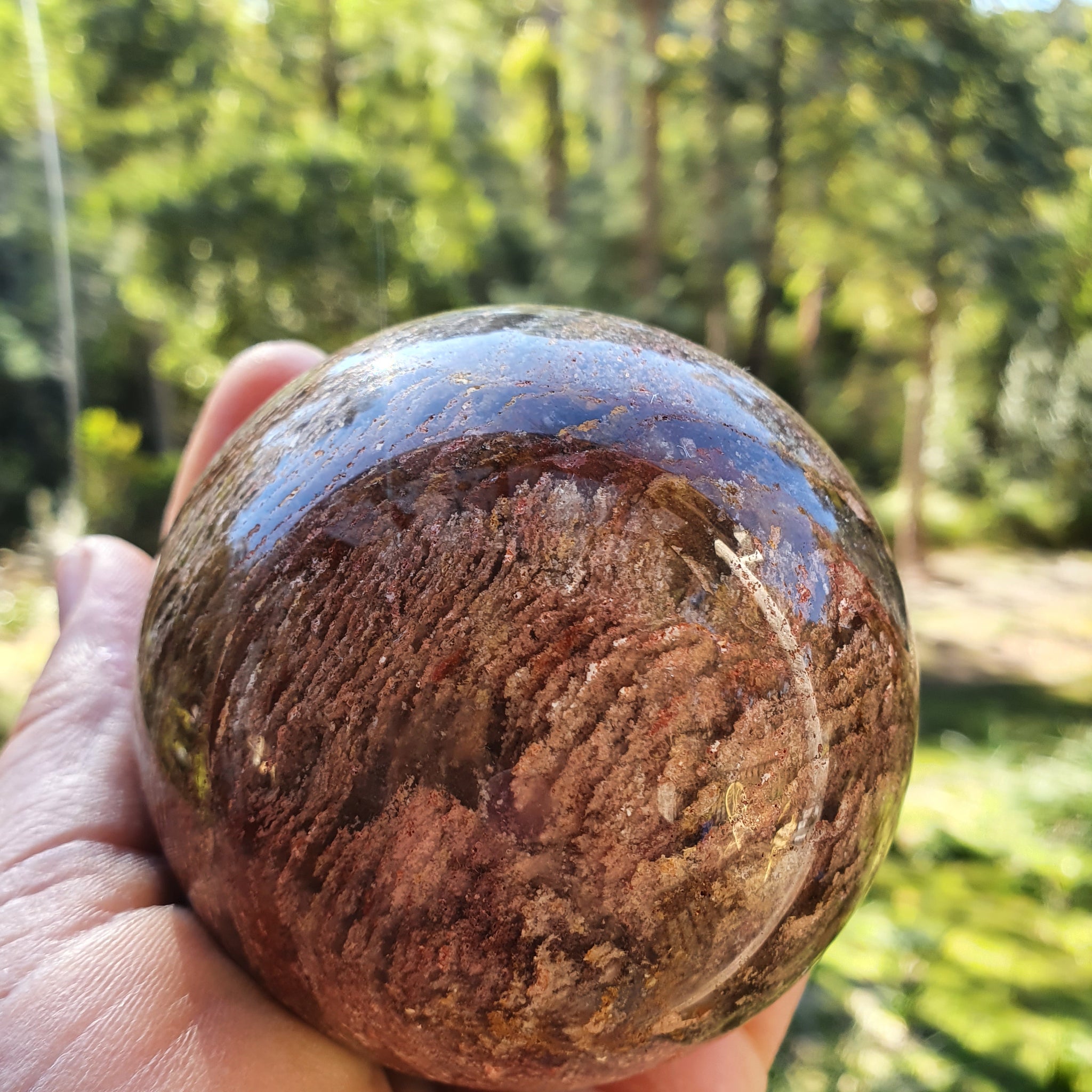 Lollite / Thousand Layer / selling Garden Quartz Sphere