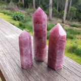 Lavendar Rose Quartz Tower