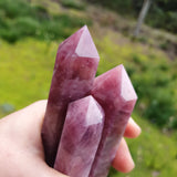 Lavendar Rose Quartz Tower