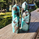 Smoky Amazonite Tower