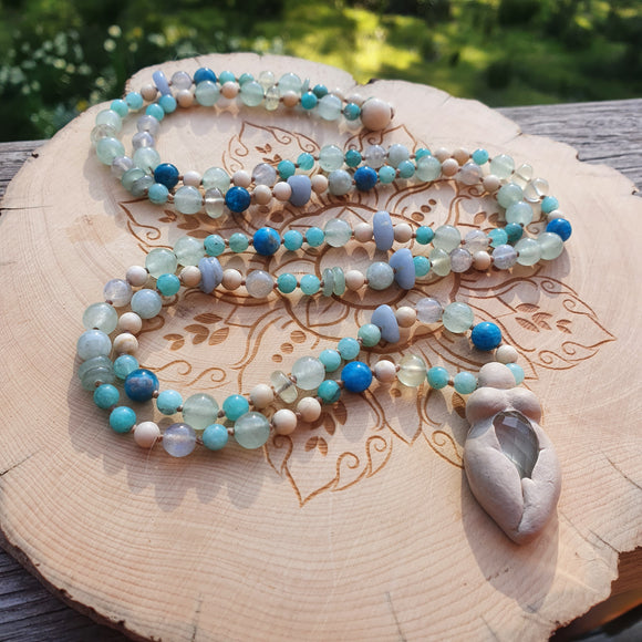 Seafoam Goddess Beads